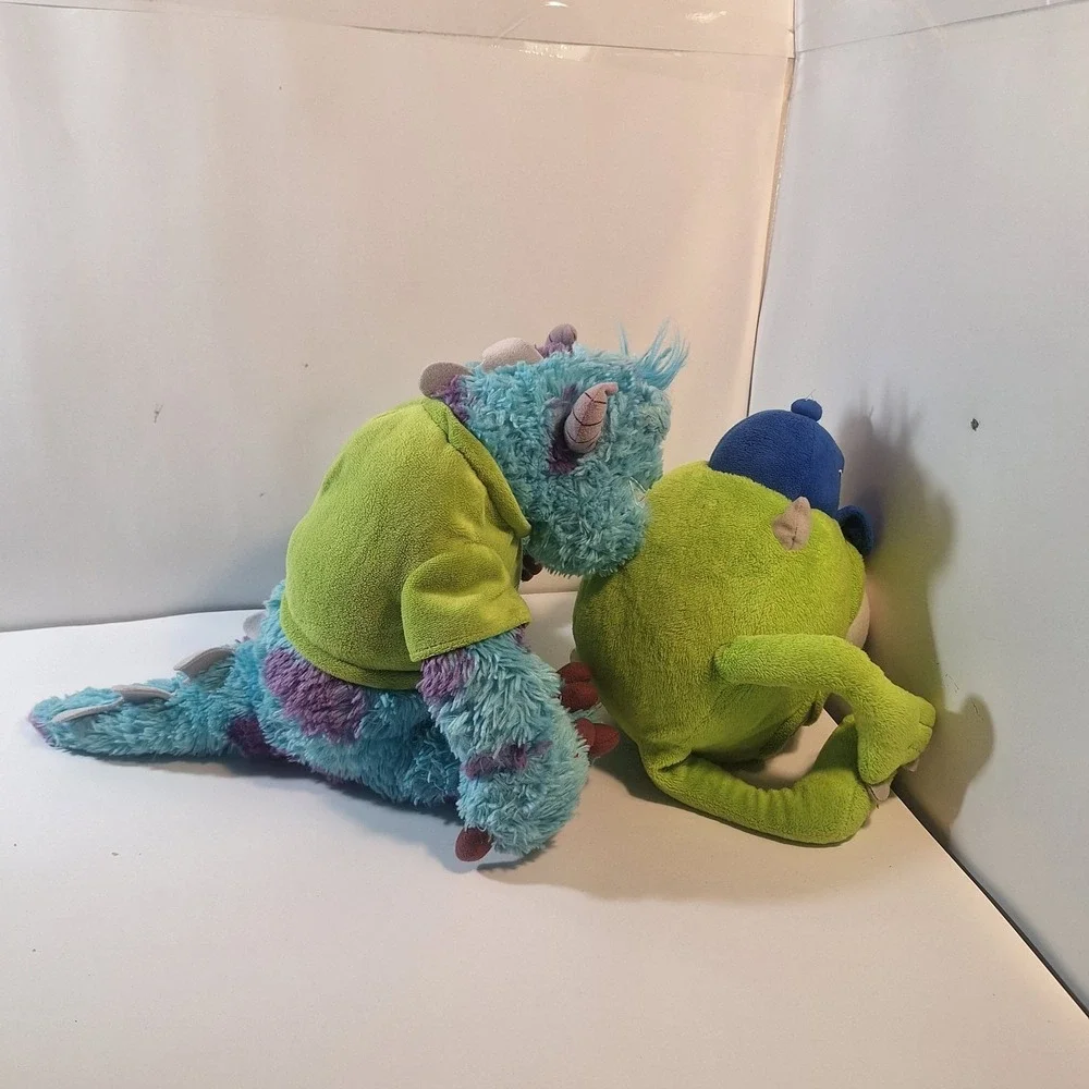 Disney Parks Pixar Monsters Inc. Sulley and Mike Wazowski Plush‎  Authentic